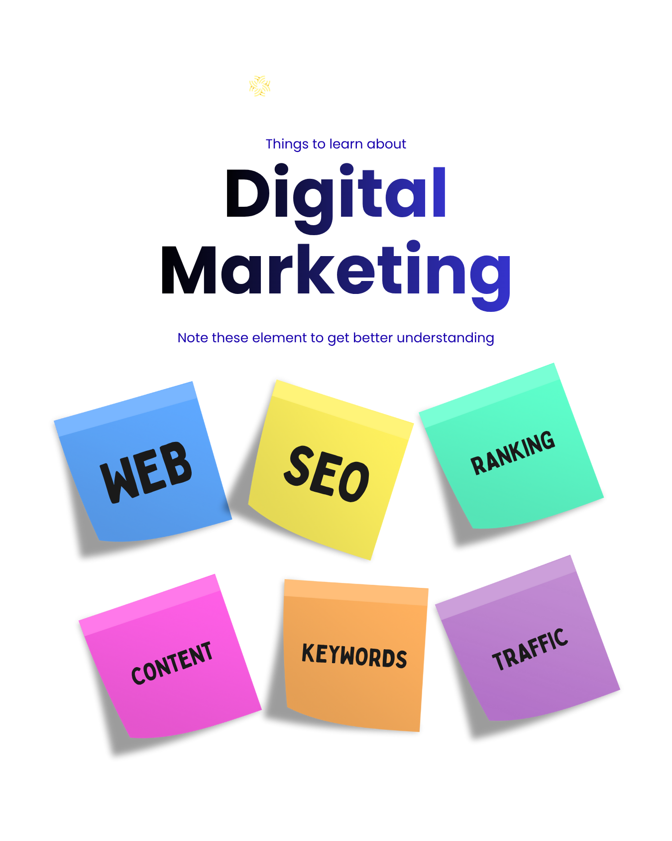 Black and Yellow Colorful Digital Marketing Instagram Post